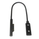23cm Type-C Female to Microsoft 5th w/PD Chip for Microsoft Surface Pro 3/4/5/6