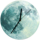 Timelike Glowing Moon Wall Clock Waterproof P Acrylic Luminous Hanging Cloc