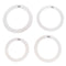 4 Pieces Drum Dampening Rings Eliminate Overtone 10 12 14 16 Percussion