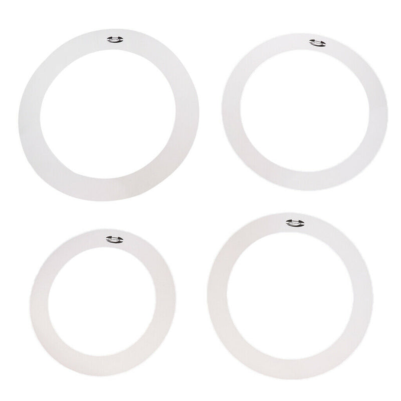 4 Pieces Drum Dampening Rings Eliminate Overtone 10 12 14 16 Percussion
