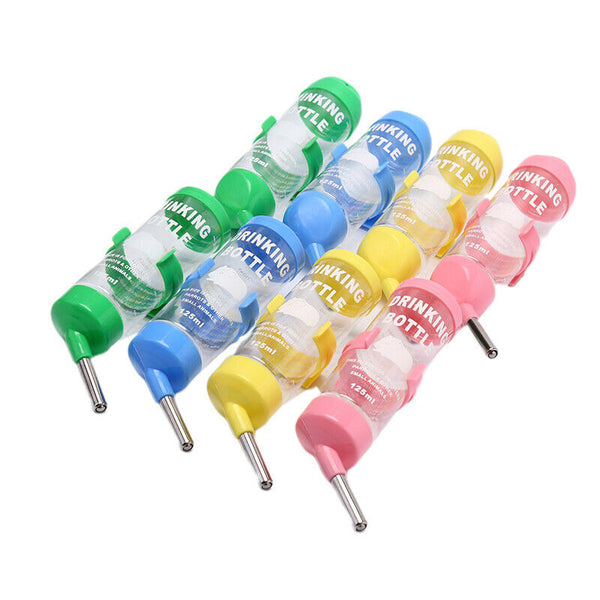 125ml Plastic Hamster Drinker Water Bottle Dispenser Hanging Pet Drinking BSEAU