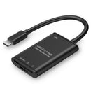 USB 3.1 Type C to USB 3.0 OTG Adapter Secure Digital TF Memory Card Reader