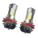 2X H11 H8 Super Bright White LED Bulbs 27SMD 21W Lamp For FogLight Headlight
