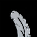2pcs feather metal cutting dies stencil scrapbook album paper embossing craft ME