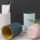 Fashion Simple Pp Plain Plastic Couple Mouthwash Cup For Rinsing Mug Water  R9H1