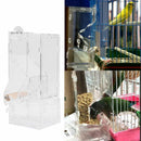 Automatic Bird Feeder Pet Bird Cage Feeder Food Container Feeding Parrot Au W7K5
