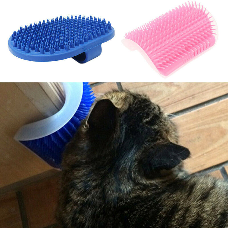 Pet Puppy Hair Grooming Massage and Cat Self Groomer Cat Corner Groomer with