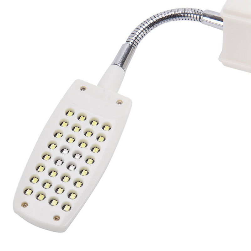 32 LED Aquarium Licht Klemm Clip Flexible White & Blue Beleuchtung Lampe  3C