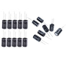 20 Pcs Radial Electrolytic Capacitors Black 13Mm X 21Mm, 10 Pcs 22UF 400V & R9V3