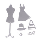 1 Set Metal Cutting Dies Steel Checkroom Template Embossing Folder Stencil