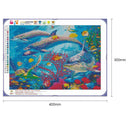5D DIY Full Drill Diamond Painting Sea Dolphin Cross Stitch Embroidery Kits