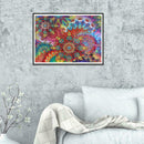 5D DIY Full Drill Special Shaped Diamond Painting Manda Flower Cross Stitch