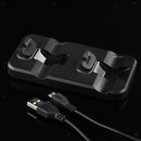 Game Handle Controller Chargers Stand Charging Dock Station For  Black