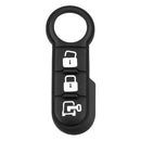 3-Button Key Fob Repair Rubber Pad Black for Fiat 500 Panda Abarth Punto
