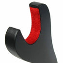2 Tier Katana Samurai Sword Holder Black Bracket Hanger Red Cotton Display