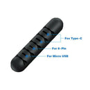 5 Clips Cable Winder Tidy Management Magnetic Plugs Organizer Wire Holder Clip