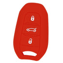 Car Key Protive Cover Holder for BUICK Flip Smart 3 Buttons Remote Key Fob  Red