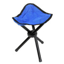 Folding stool and mobile blue multi-activities (camping, picnic, fishing, h