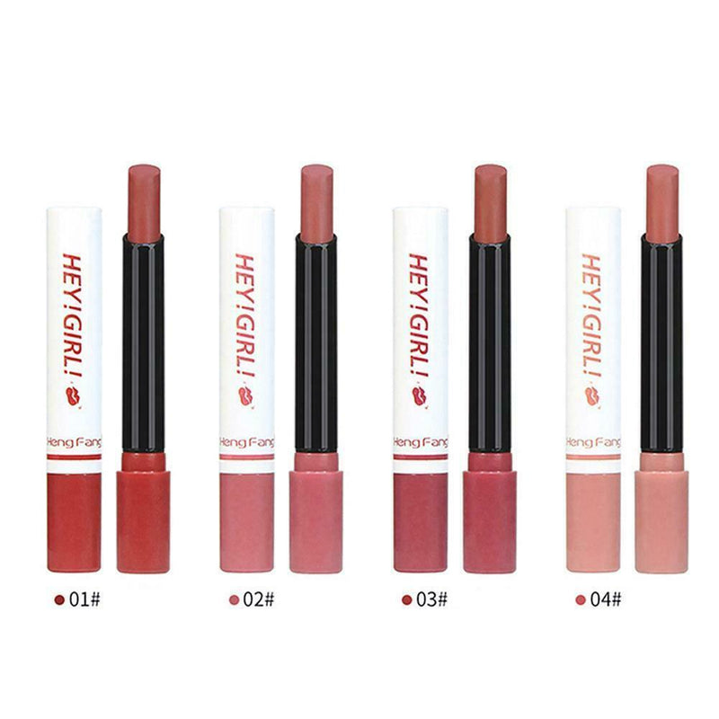 4 Colors Creative Lipstick Set Matte Long Lasting Matt Lip Stick Tube Lip Makeup