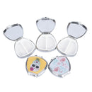 1PCS Portable Pill Box Folding Metal Pill Case Medicine Organizer Randomly3C