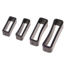 100Pcs/Set Plastic Belt Loop Keeper Loop Buckles Belt Backpack Straps for cloth