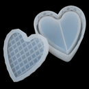 Heart-shaped Cut Section Mold DIY Crystal Epoxy Storage Box Mould Jewelry CSEAU