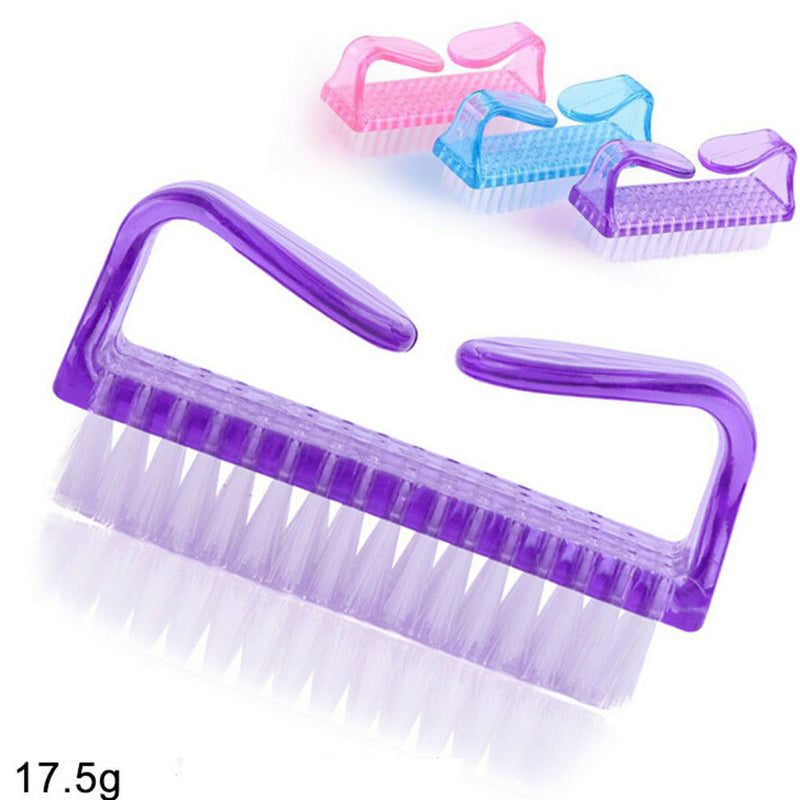 1Pc Pro Acrylic Nail Clean Cleaning Brush Finger Nail Art Tools Kit GwJ Gn