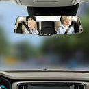 Wide Angle Driving Car SUV Interior Clip On Rear View Mirror Panoramic 280m S6O5