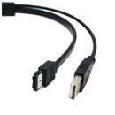 2.5 inch Hard Disk Drive SATA 22Pin to eSATA Data USB Powered Cable
