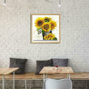 5D DIY Full Drill Square Diamond Painting Sunflower Cross Stitch Embroidery