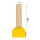 4pcs DIY Wooden Handle Sponge Painting Graffiti Brush for Kids Drawing Toys A
