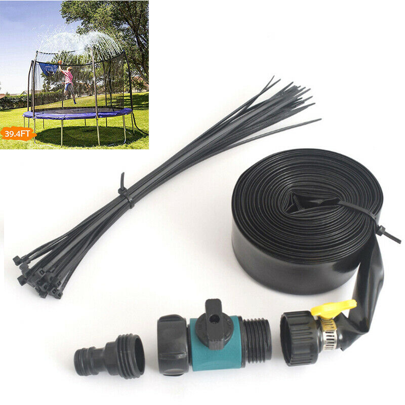 39.4FT 12M Trampoline Sprinkler Spray Amusement park Fun Summer Outdoor Game