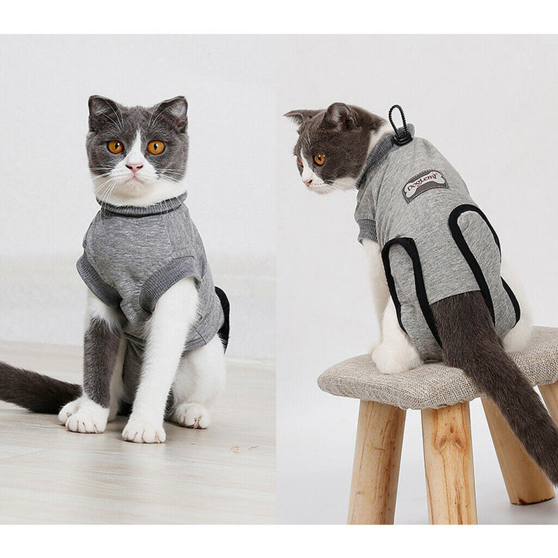 Professional alternative to the E-Collar Cats Recovery Suit Neck Circumference