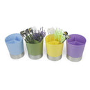 Restaurant Countertop Straw Chopsticks Spoon Bar Storage Box Holder Black