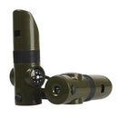 Multifunctional 7 in 1 Camping Hiking Outdoor Whistle with Compass Magnifier LED