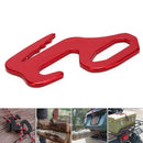 Red Rope Tightener Tie Down Strap Tool Al Alloy Camping Tent Rope Buckle  ES