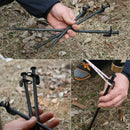 Heavy Duty Camping Black Steel Metal Tent Canopy Stakes Pegs Ground Nail A+