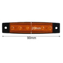 Waterproof  LED Car Truck Trailer Lorry Side Marker Light Indicator Lamp Yellow
