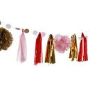 DIY Paper Flower Ball Card String Wedding Tassel Ornaments Party Decor