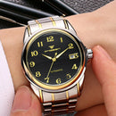 Fngeen Luminous Mens Skeleton Watches Steampunk Fashion Automatic Skeleton  V4J6
