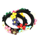 Accessori per capelli elastici di bellissimi fiori dolci colorati a coda 3C