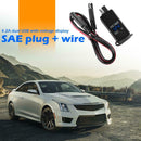12-24V Motorcycle Motorbike SAE USB 4.2A Dual Port Charger LED with Voltmeter