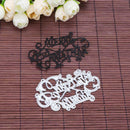 Letter Cutting Dies Stencils Scrapbook Embossing DIY Craft Album Card Gift