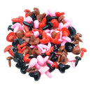 100 Pcs Plastic Safety Nose for Teddy Bear Animal Toys DIY Making Craft