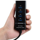 High Speed 4 Port USB 3.0 Multi HUB Splitter Expansion Desktop PC Laptop Adap OZ