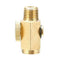 1/4'' NPT Inline Regulator Solid Brass Compressed Air Valve Pressure Tackle