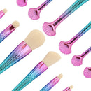 6x Pro Eyeshadow Brushes Set Powder Foundation Lip Brush Makeup Cosmetic U QTS