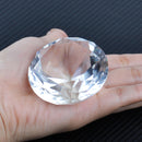60mm Clear Crystal Glass Cut Giant Diamond Jewelry Paperweight Wedding Decoratio