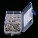 800pcs M2 4-20mm Carbon Steel Cross Flat Head Self Tapping Screws
