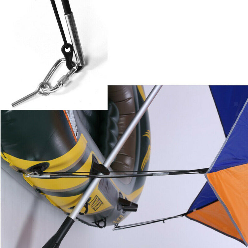 2 Person Waterproof Boat Canopy Awning Sun Shelter for Inflatable Kayak Canoe